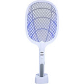 WBM Smart 2-in-1 USB Rechargeable Electric Fly Swatter Bug Zapper