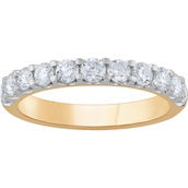From the Heart 14K Yellow Gold Lab Grown Diamonds Half Eternity Ring Size 7