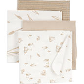 Carter's Infant Boys Taupe Duck Receiving Blankets 4 pk.