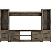 Signature Design by Ashley Trinell 4 pc. Entertainment Center