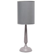 Simple Designs Traditional Candlestick Table Lamp