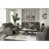 Signature Design by Ashley First Base 3 pc. Reclining Set: Sofa, Loveseat, Recliner