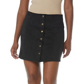 Ever After Juniors Suede Button Skirt