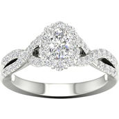 Pure Brilliance 14K White Gold 1 CTW Engagement Ring with IGI Certification