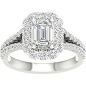 Pure Brilliance 14K White Gold 1 1/3 CTW Engagement Ring with IGI Certification