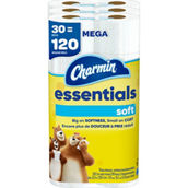 Charmin Essentials Soft 30 Mega Rolls 330 sheets
