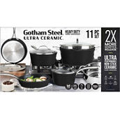 Gotham Steel Pro 11 pc. Forged Hard Anodized UltraCeramic Nonstick Cookware Set