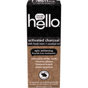 Hello Activated Charcoal Fluoride Free Toothpaste 4 oz.