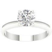 Pure Brilliance 14K White Gold 1.5 CTW Round Solitaire Ring with IGI Certification