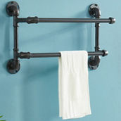 Furniture of America Ratros Industrial Towel Rack