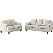 Leather+ by Ashley Genoa Sofa and Loveseat