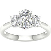 Pure Brilliance 14K White Gold 1 1/2 CTW Diamond Engagement Ring