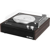 Victrola Eastwood Espresso Bluetooth Turntable with Built-In Speakers