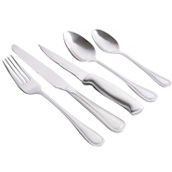 Oster Bella Vista 20 pc. Stainless Steel Flatware Set with Steak Knives