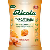Ricola Pectin Throat Balm, Caramel 34 ct