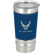 TLJ Marketing & Sales Air Force Leatherette Stainless Steel Mug