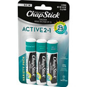 ChapStick Active Defense 2 in 1 SPF 25 Variety Pack 3 ct.