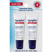 Aquaphor Lip Repair Ointment Dual Pack