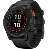 Garmin Fenix 7 Pro Solar Edition Smartwatch, Slate Gray with Black Band