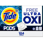 Tide Pods Free Ultra Oxi 104 ct.