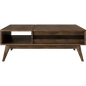 Simpli Home Clarkson Solid Acacia Wood Lift Top Coffee Table