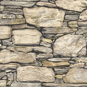 NuWallpaper Hadrian Stone Wall Peel & Stick Wallpaper
