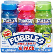 Little Kids Fubbles Bubbles 6 pk.