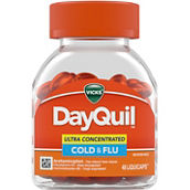 Vicks DayQuil Ultra Concentrated Cold and Flu Daytime Medicine, 48 LiquiCaps