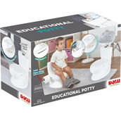 Dolu Educational Potty Training Toilet for Kids 18 Months+ with Anti-Slip