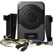 Alpine PWE-S8-WRA Compact Powered Subwoofer Designed for 2011-up Jeep Wrangler