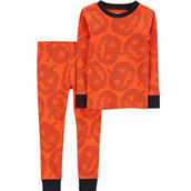 Carter's Toddler Boys Halloween Pumpkins 100% Snug Fit Cotton 2 pc. Pajama Set