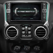 Alpine Restyle i509-WRA-JK Custom Fit Digital Multimedia Receiver with 9 in. screen