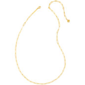 Kendra Scott Courtney Paperclip Necklace in Gold