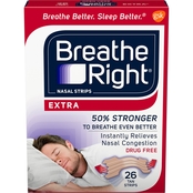 Breathe Right Extra Nasal Strips 26 Ct.
