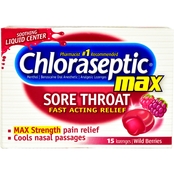 Chloraseptic Max Sore Throat Lozenges 15 Pk.