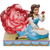 Jim Shore Disney Traditions Belle Clear Resin Rose