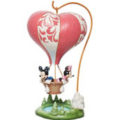 Jim Shore Disney Traditions Mickey & Minnie Heart-Air Ball