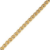 Bulova Link Stainless Steel Goldtone Bracelet