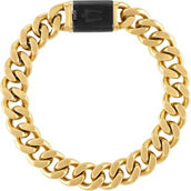 Bulova Classic Curb Goldtone Bracelet 10mm
