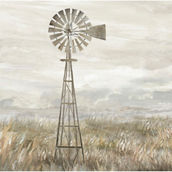 Inkstry Country Windmill Giclee Gallery Wrapped Canvas Print