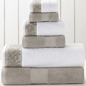 Modern Threads Filigree Jacquard Border Towel 6 pc. Set