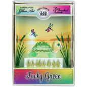 Glass Baron Keepsake Box: Turtle 'Lucky Green'