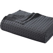 Tribeca Living Vienna Chunky Waffle Weave Oversized Cotton Blanket