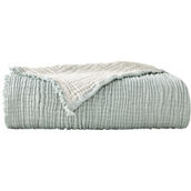 Truly Soft Two Toned Organic Throw Blanket