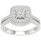 14K White Gold 1 CTW Diamond Engagement Ring
