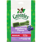 Greenies Blueberry Flavor Dental Treat, Regular