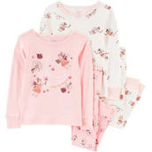 Carter's Infant Girls Fairy 100% Snug Fit Cotton 4 pc. Pajama Set