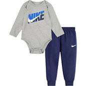Nike Infant Boys Logo Bodysuit and Pants Set