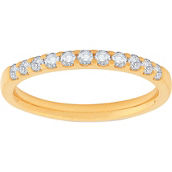 From the Heart 14K Yellow Gold 1/3 CTW Lab Grown Diamond Half Eternity Ring