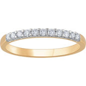 From the Heart 14K Yellow Gold 1/4 CTW Lab Grown Diamond Half Eternity Ring